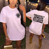 Sandjest Funny T-Shirt for Wife Girlfriend Blue Collar Wife Christmas Birthday Gift